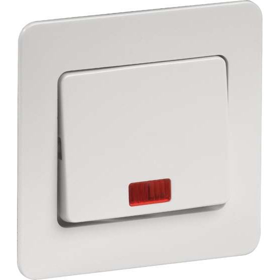 Peha - Abdeckung/Bedienelement für Installationsschalterprogramme Wippe rws D 81.640.02 GLK für Schalter/Taster