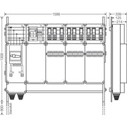 Hensel - Verteilerschrank für Energieversorgung Ladeverteiler Mi EV 43kW 9001 b. z. 9 Ladepunkte