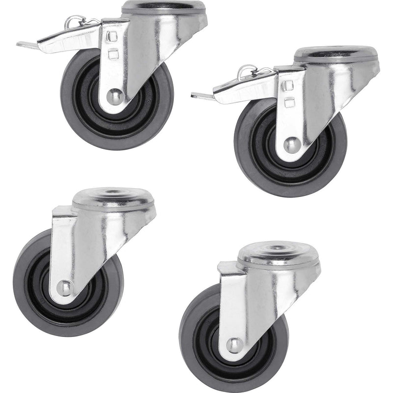 Vogels - Zubehör/Ersatzteile für Unterhaltungselektronik Räderset PFA9114 sw-si (VE4) si-sw,4Stck