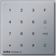 Gira - Bussystem-Zutrittskontrolleinrichtung Code Tastatur alu 260565 Keyless In