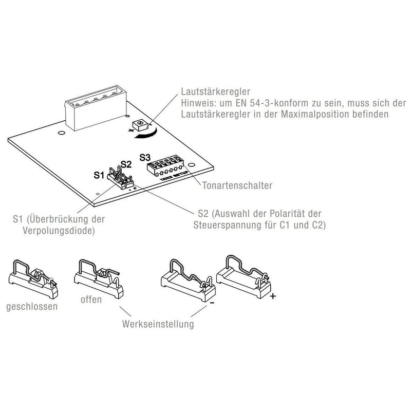 Pfannenberg - Optisches/Akustisches Signalgerät Schallgeber PA X 1-05 230 AC YE 105dB, IP66