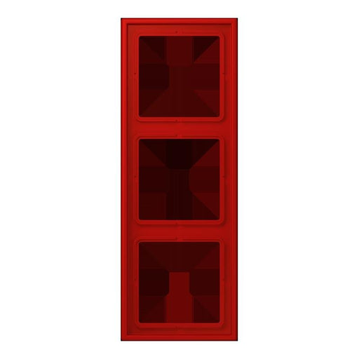 Jung - Abdeckrahmen Rahmen 3-fach LC 983 227 rouge vermillon 31