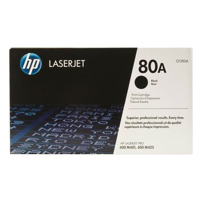 HP - Verbrauchsmaterial für Telefax/Drucker/MFC Lasertoner CF280A sw 2.700 Seiten,schwarz