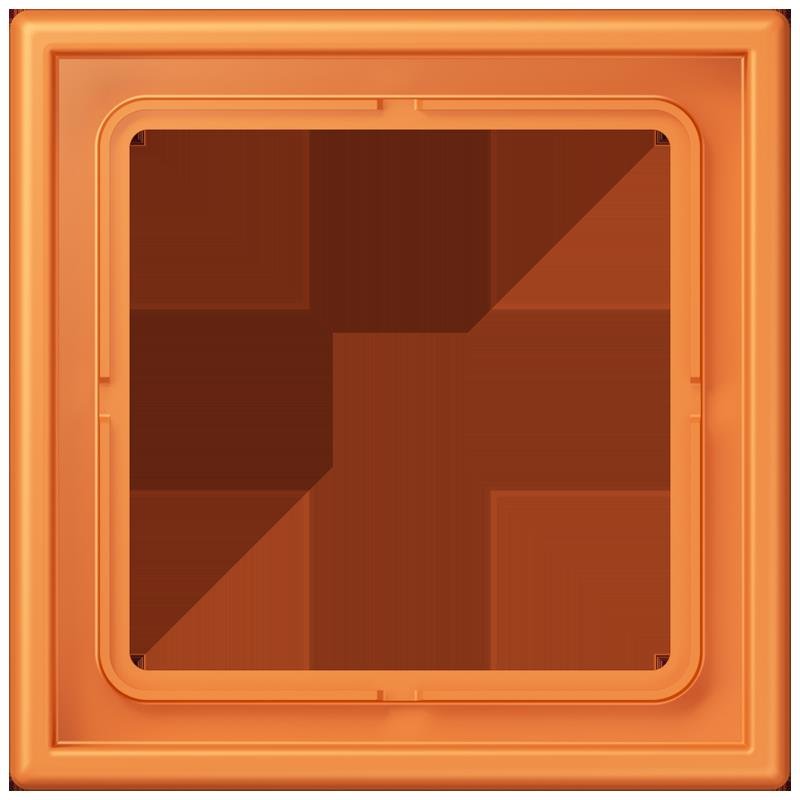 Jung - Abdeckrahmen Rahmen 1-fach LC 981 225 orange clair