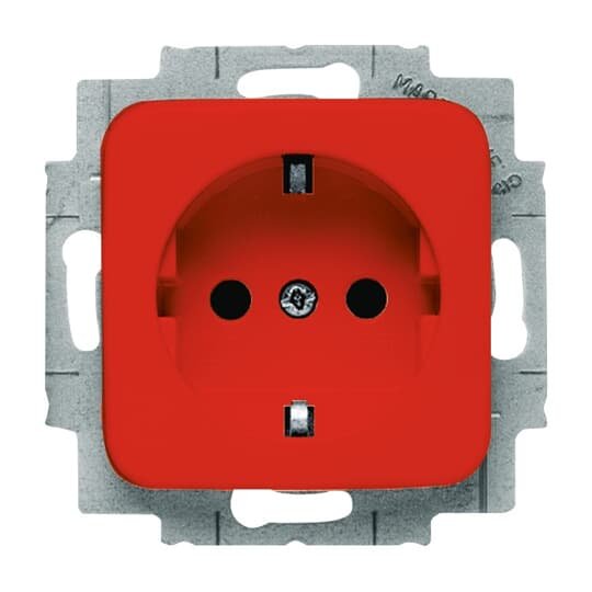 Busch-Jaeger - Steckdose SCHUKO Steckdosen-Einsatz 20 EUCKS-217-101 rot RAL3020