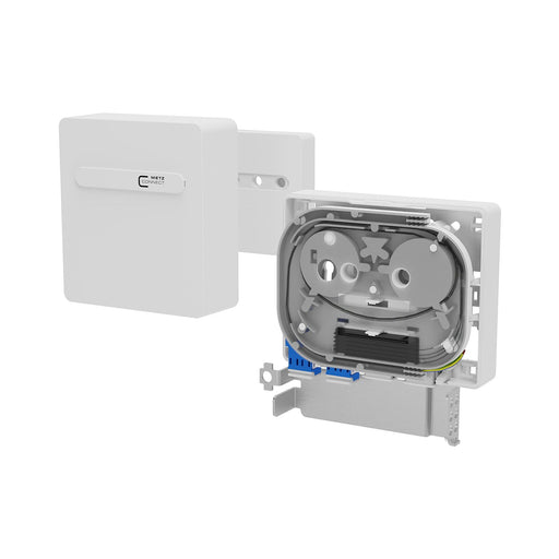 Metz Connect - Kommunikationsanschlussdose LWL Anschlussbox splice 1501597R02HC 2xLC-D UPC OS2