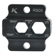 Klauke - Einsatz für Presswerkzeug Kabelschuhe/Verbinder, Aderendhülsen, Schirmanschluss Presseinsatz R505 16-25