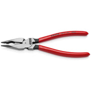 Knipex - Kombizange Spitzkombizange 08 21 185 SB m.getauchten Griffen