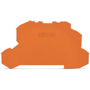 WAGO - Abschluss- und Zwischenplatte für Reihenklemme Abschluss-u.Zwischenplatte 2002-2692 1mm dick,orange − 25 Stück