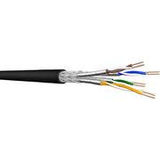 Draka Comteq (DNT) - Daten- und Kommunikationskabel Datenkabel, Kat.7, Tr.1000 UC900 HS23 4P PE S/FTP AWG23 schwarz