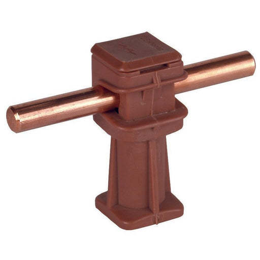 DEHN - Leitungshalter für Blitzschutz Leitungshalter braun LH DS 8 H36 IGM8 BR H 36mm f. Rd 8mm M8