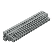 WAGO - Kabelsteckverbinder für Leiterplattensteckverbinder 1-Leiter-Federleiste 231-121/031-000 CAGECLAMP,2,5 mm²,gr − 10 Stück