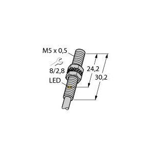 Turck - Induktiver Näherungsschalter Sensor BI1U-EG05-AP6X induktiv − 1 Stück
