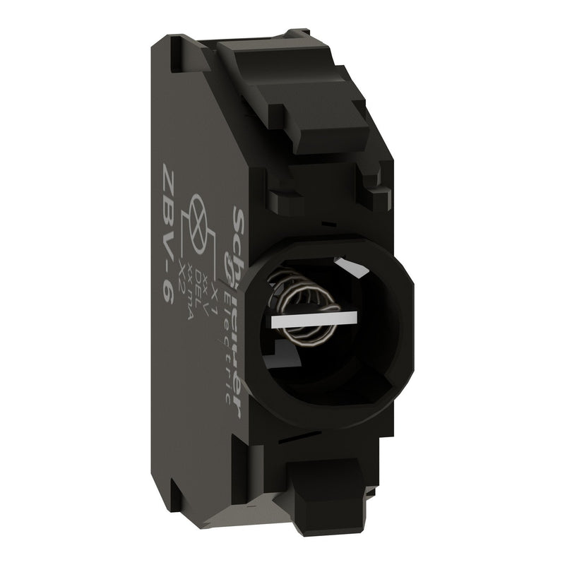 Schneider Electric - Lampenfassungsblock für Befehls- und Meldegeräte Lampenfassung,Ba9S ZBV6 − 5 Stück