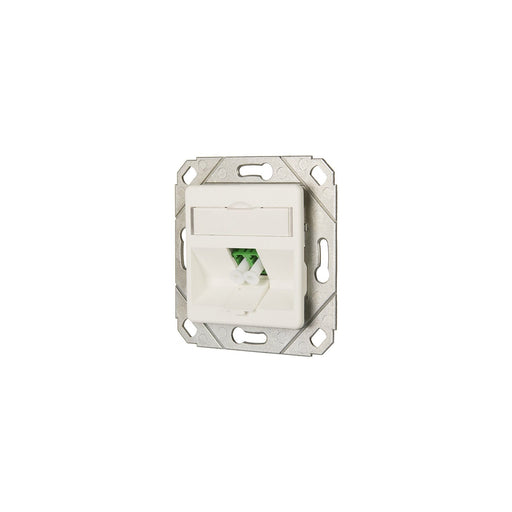 Metz Connect - Kommunikationsanschlussdose LWL OpDAT UPk 1xLC-D SM APC 1501207K1K-E (Keramik) reinweiß