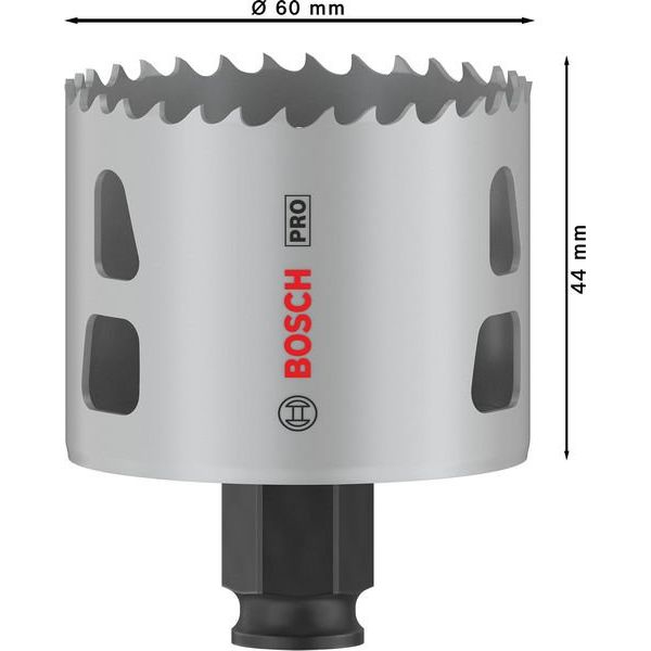 Bosch - Lochsäge PRO Multi Material PC Plus 2608594394 Lochsäge, 60 mm