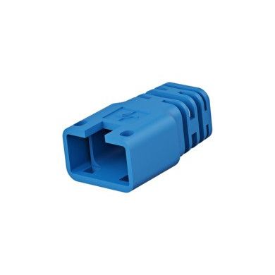 Telegärtner - Knickschutz Knickschutztülle 100001204 f.RJ45-Steck.ges, bl − 100 Stück