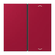 Jung - Abdeckung/Bedienelement für Installationsschalterprogramme Taste 1fach m. Pfeilsymb. LC 401 TSAP 229 rouge carmin