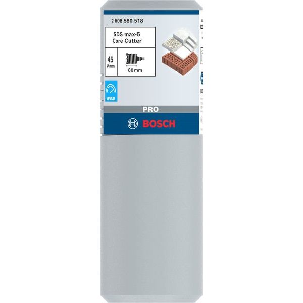 Bosch - Bohrkrone PRO SDS max-5 Bohrkrone, 2608580518 45 x 80 x 112 mm