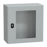 Schneider Electric - Gehäuse/Schaltschrank (leer) Wandschrank RAL 7035 NSYS3D4420T 400x400x200 Sichttür
