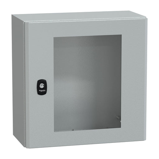 Schneider Electric - Gehäuse/Schaltschrank (leer) Wandschrank RAL 7035 NSYS3D4420T 400x400x200 Sichttür