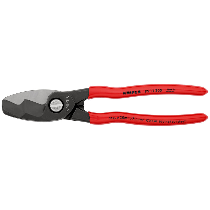 Knipex - Kabelschere 95 11 200 mit Doppelschneide