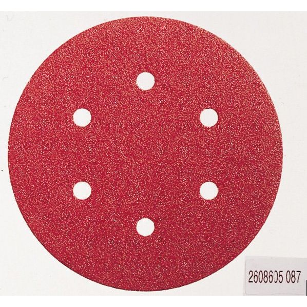 Bosch - Schleifpapier/Schleifvlies Schleifblatt C430, 150 mm, 2608605721 180 6 Löcher Klett