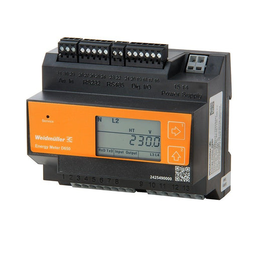 Weidmüller - Kombimessgerät Messgerät Modbus RTU ENERGY METER D650 480V