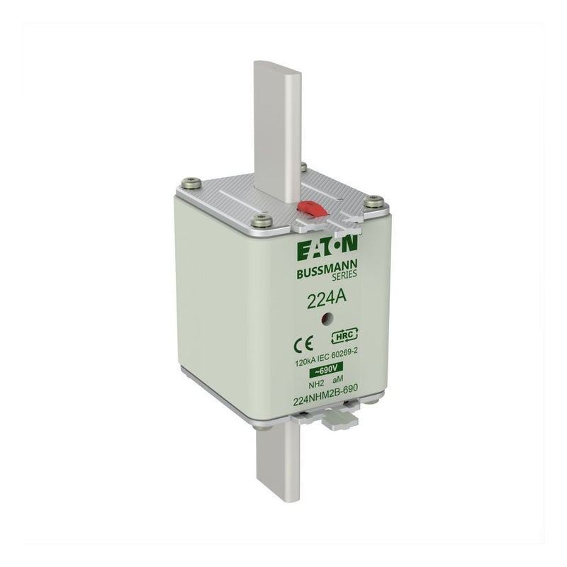 Eaton - Messersicherung Sicherungseinsatz Nieders. 224NHM2B-690 224A AC 690V 120kA − 3 Stück