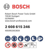 Bosch - Trenn-/Schleifscheibe X-LOCK Trennscheibe 2608615246 (VE2) Standard for