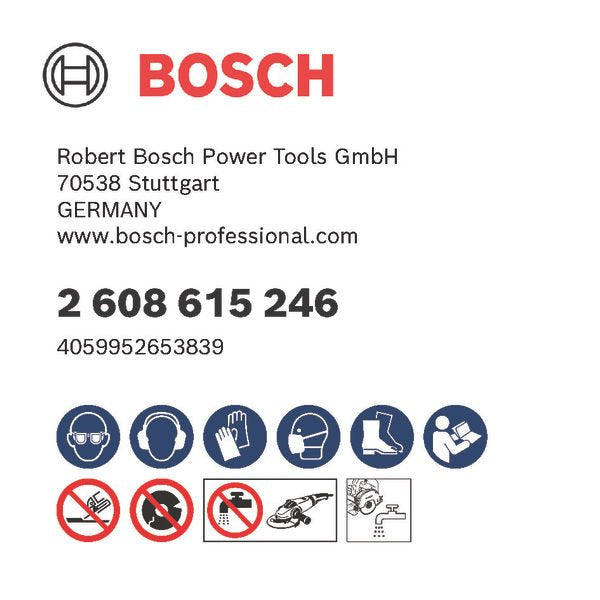Bosch - Trenn-/Schleifscheibe X-LOCK Trennscheibe 2608615246 (VE2) Standard for