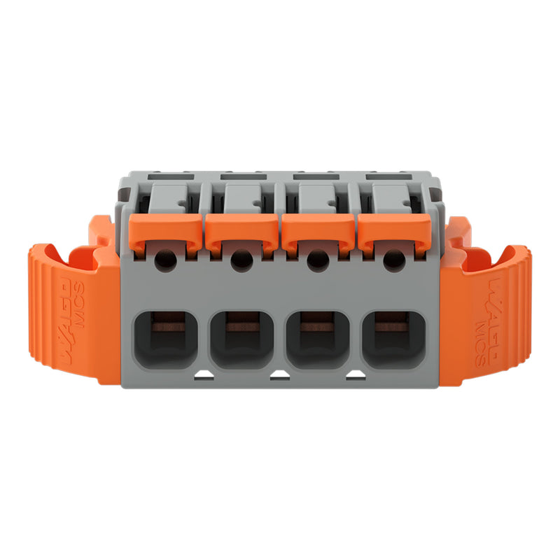 WAGO - Kabelsteckverbinder für Leiterplattensteckverbinder 1-Leiter-Federleiste 2231-1104/038-000 Push-in CAGECLAMP,gr − 50 Stück