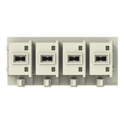 WAGO GmbH & Co. KG - Leiterplattensteckverbinder THT-Federleiste gerade 831-3504 Maß 7,62mm,lgr − 24 Stück