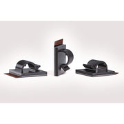 HellermannTyton - Befestigungsschelle für Kabel/Rohre Befestigungssosckel RB8APT-PA66-BK (100) 25x25 mm, schwarz − 100 Stück