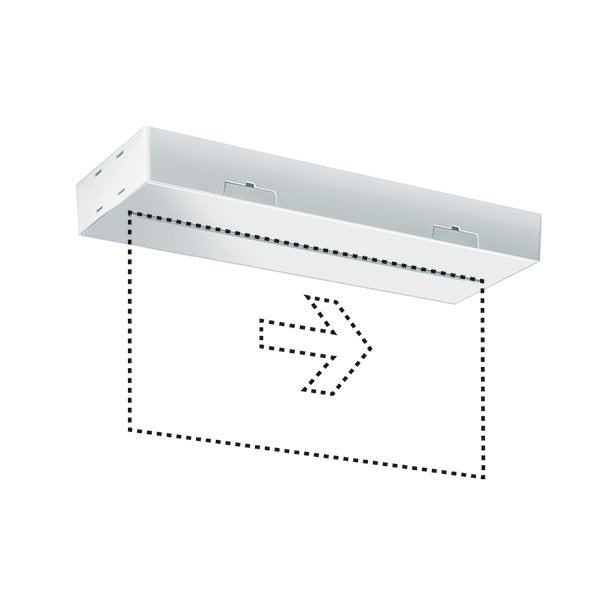 ESYLUX - Sicherheitsleuchte Notleuchte SLXELLED #EN10077319 Deckenaufbau 8h 32m