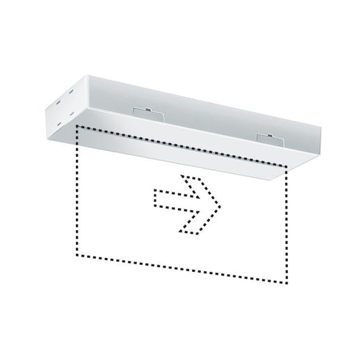 ESYLUX - Sicherheitsleuchte Notleuchte SLXELLED #EN10077319 Deckenaufbau 8h 32m