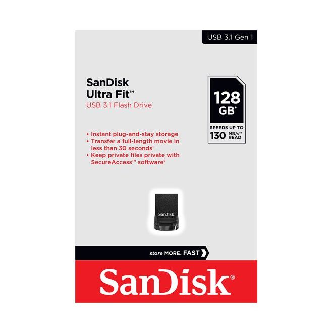 Sandisk - Speichermedium digital USB 3.1 Stick 128GB SDCZ430-128G-G46 Sandisk,TypA,UltraFi