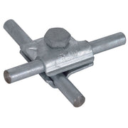 DEHN - Verbinder für Blitzschutz MV-Klemme MVK 10 SKM10X35STTZN St/tZn f. Rd 10mm