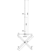 DEHN - Fangeinrichtung für Blitzschutz Fangeinrichtung FS 16 10 2000MDALV2A f. Metalld. AL/NIRO