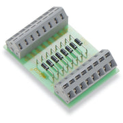 WAGO - Bauelement-Reihenklemme Diodengatter offen 289-101 8Dioden o. Montagepl
