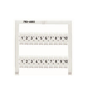 WAGO - Klemmenmarkierung WMB-Bezeichnungssystem 793-4502 W:1-10 (10x) − 5 Stück