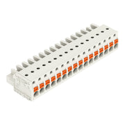 WAGO - Kabelsteckverbinder für Leiterplattensteckverbinder 1-Leiter-Federleiste 2721-116/026-000 Push-inCAGECLAMP,lgr − 25 Stück