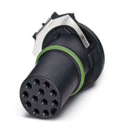 Phoenix Contact - Rundsteckverbinder, feldkonfektionierbar (Industriesteckverbinder) Einbausteckverbinder SACC-CI-M12F#1457704 − 100 Stück