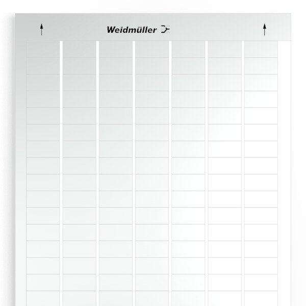 Weidmüller - Kennzeichnungsmaterial Gerätemarkierer LM MT300 25,4X12,7SI − 10 Stück