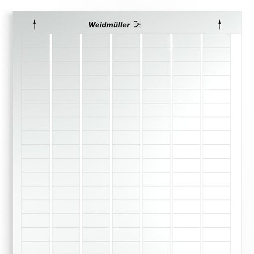 Weidmüller - Kennzeichnungsmaterial Gerätemarkierer LM MT300 25,4X12,7SI − 10 Stück