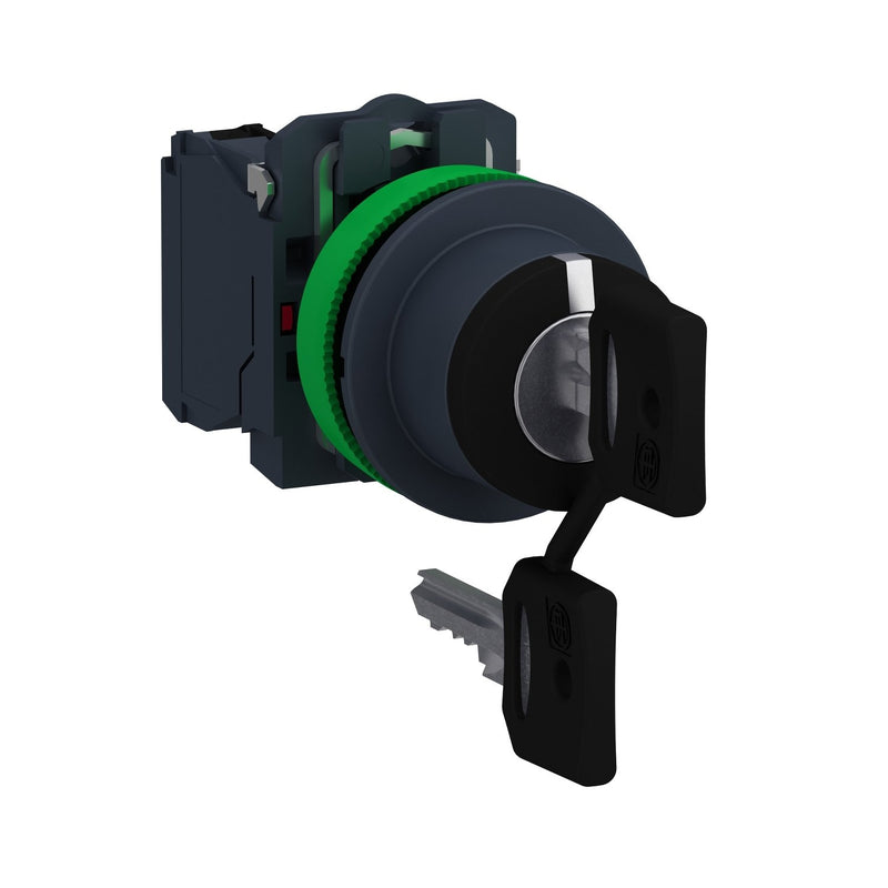 Schneider Electric - Wahlschalter, Komplettgerät Schlüsselschalter XB5FG03 3 Stell − 1 Stück