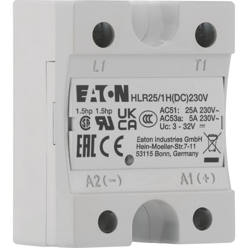Eaton - Halbleiterrelais Halbleiterrelais, Hockey HLR25/1H(DC)600V Puck, 1-phasig, 25 A