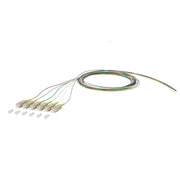 Metz Connect - LWL-Pigtail OpDAT Pigtail SC 2m 150R1CO0020E6 OM5 6-farbig − 6 Stück