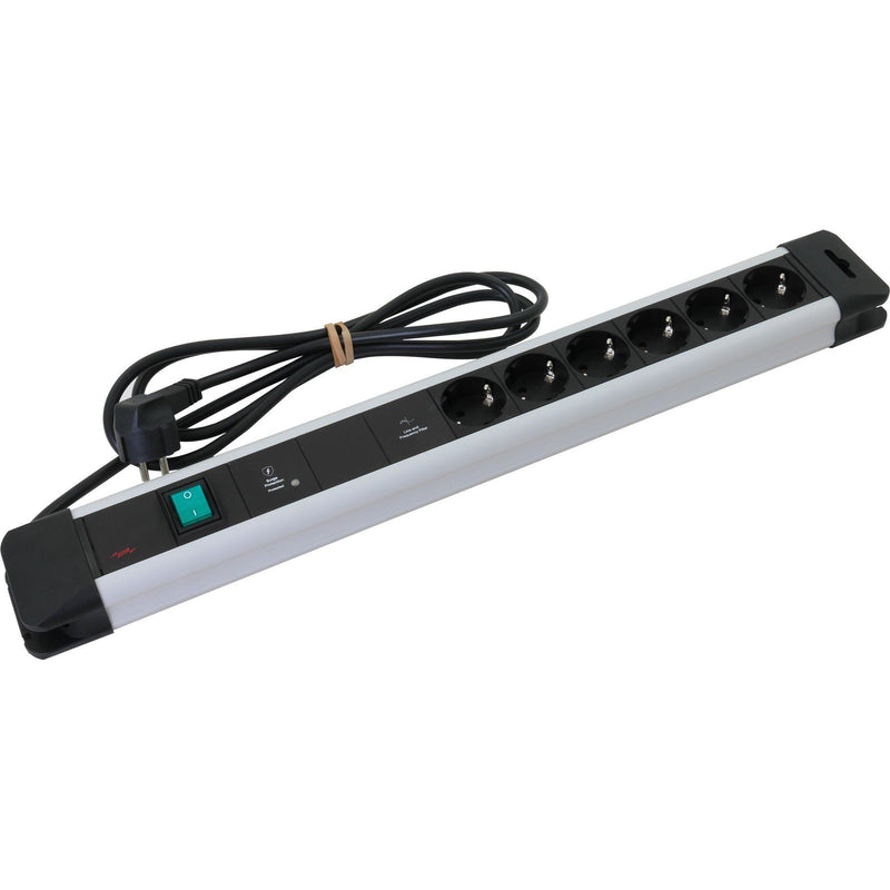 DEHN - Geräteüberspannungsschutz für Energietechnik/Stromversorgung ÜS-Steckdosenleiste SFL PRO 6X SFL-Protector