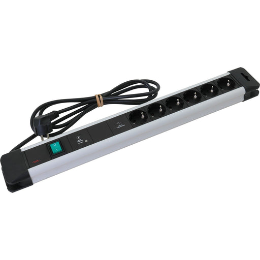 DEHN - Geräteüberspannungsschutz für Energietechnik/Stromversorgung ÜS-Steckdosenleiste SFL PRO 6X SFL-Protector